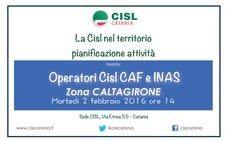 La Cisl nel territorio pianificazione attività