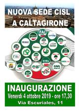 Nuova sede Cisl a Caltagirone