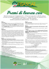 PREMI DI LAUREA 2016 FISASCAT CISL