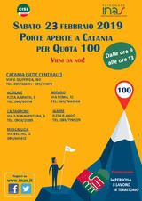 QUOTA 100, PORTE APERTE ALL'INAS