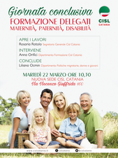  Formazione maternità, paternità, disabilità - giornata conclusiva