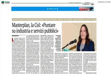 MASTERPLAN, «PUNTARE SU INDUSTRIA E SERVIZI PUBBLICI»