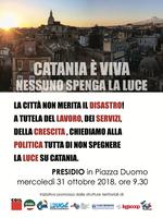 DISSESTO AL COMUNE, DOMANI SIT IN PER "NON SPEGNERE LA LUCE"