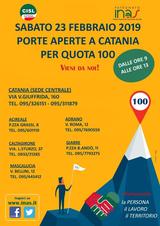 "PORTE APERTE" SU QUOTA 100, DOMANI CAMPAGNA INFORMATIVA ALL'INAS CISL